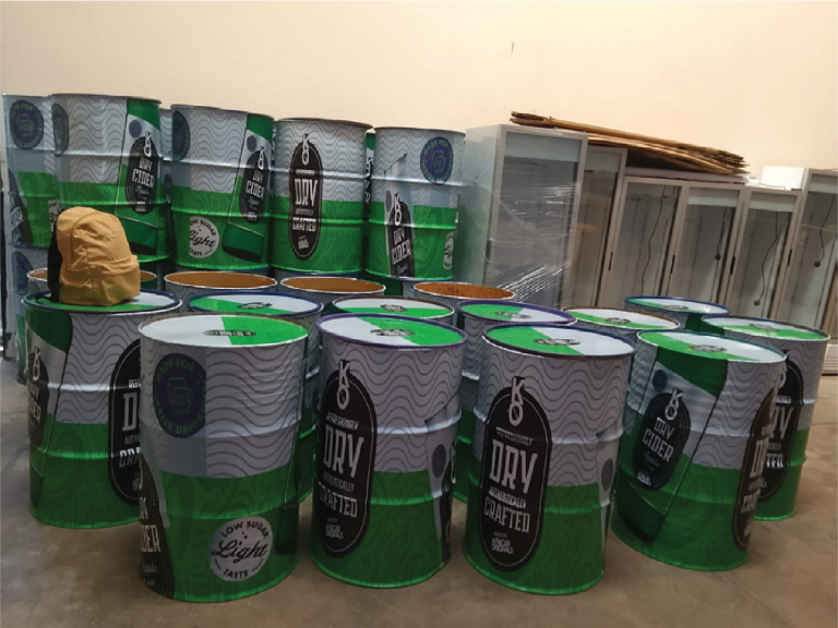 Kenya Originals drums branding
