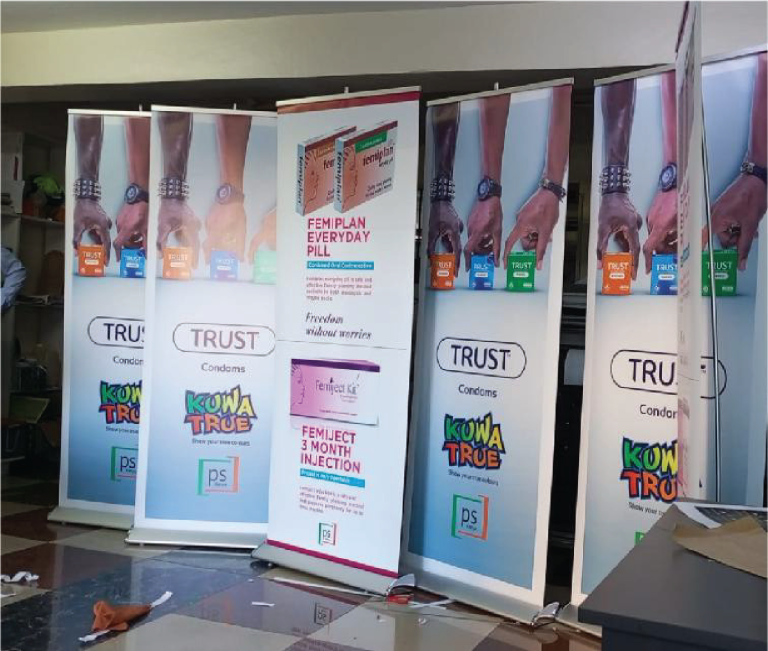 Printined rollup banners for PSK