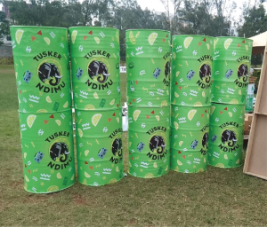 Tusker Ndimu Branded drums