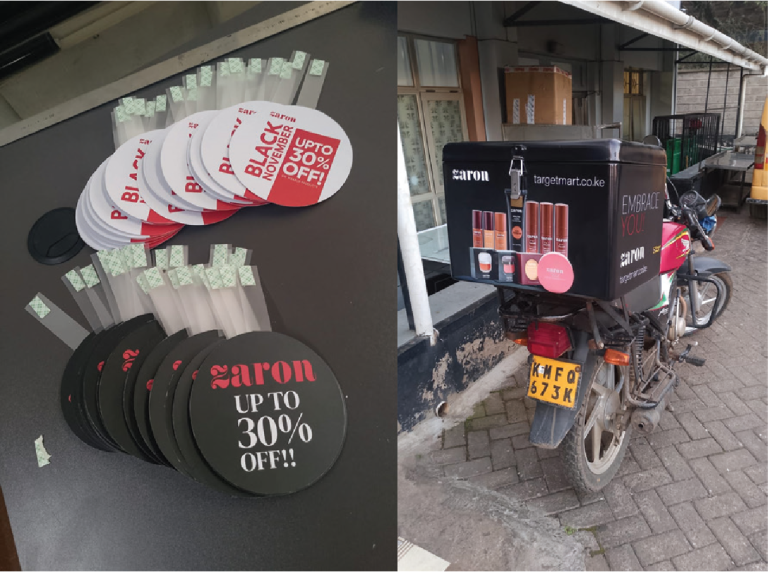 Zaron wobblers and motorbike branding